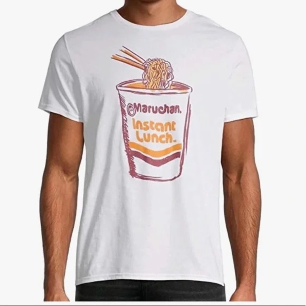 MAD Engine Maruchan Instant Lunch White T-Shirt Size Medium